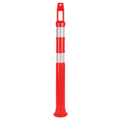 Poteau d&eacute;lin&eacute;ateur de premi&egrave;re qualit&eacute;, 42" h, Orange Helyx Safety & Industrial Supplies