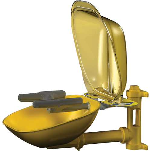 Halo Face/Eyewash Stations, Wall-Mount Installation, Plastic Bowl Helyx Safety & Industrial Supplies