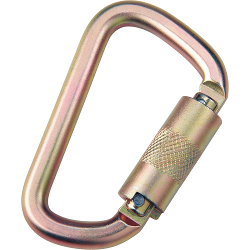 Anchorage Connecting Carabiner, Steel, 420 lbs. Capacity Helyx Safety & Industrial Supplies