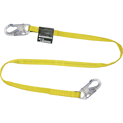 Longe en toile &agrave; sangle Miller, 1 branches, 6', Classe CSA B, Polyester Helyx Safety & Industrial Supplies