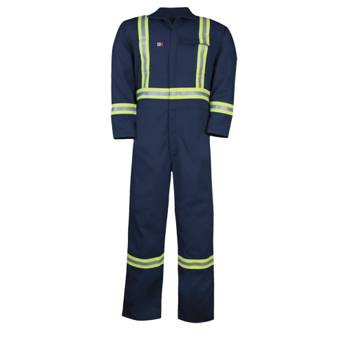 Combinaison non doubl&eacute;e Westex UltraSoft, Taille 34/36, Bleu marine, 12,4 cal/cm2 Helyx Safety & Industrial Supplies