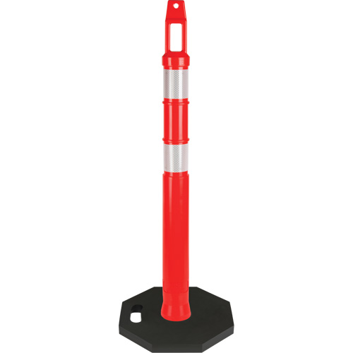 Premium Delineator Post, 42" H, Orange Helyx Safety & Industrial Supplies