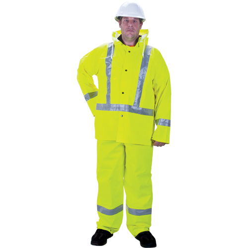 Imperm&eacute;able pour la circulation de premi&egrave;re qualit&eacute; RZ900, Petit, Jaune lime haute visibilit&eacute; Helyx Safety & Industrial Supplies