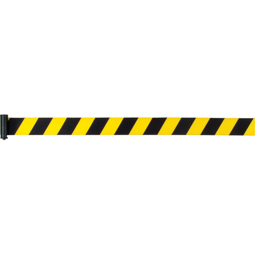 Tape Cassettes for Build-Your-Own Crowd Control Barriers, 7', Yellow Tape Helyx Safety & Industrial Supplies