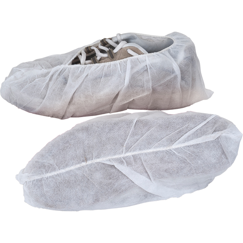 Couvre-chaussures, T-Grand, Polypropyl&egrave;ne, Blanc Helyx Safety & Industrial Supplies