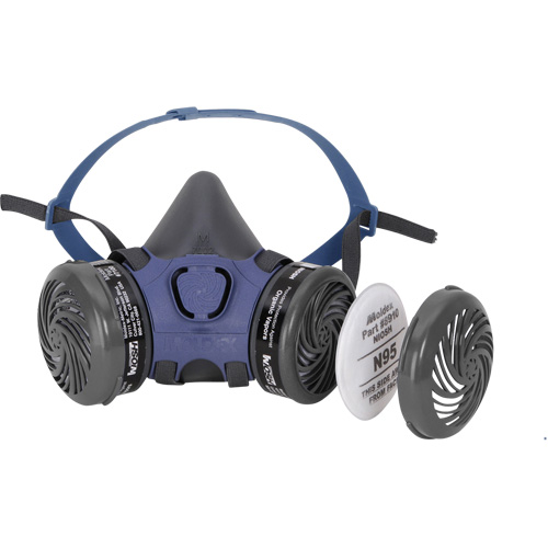 Pre-assembled Paint/Spray Pesticide 7000 Half-Mask Respirator, Elastomer/Thermoplastic, Medium Helyx Safety & Industrial Supplies