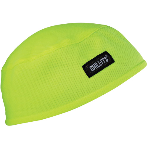 Chill-Its&reg; 6630 Cooling Skull Caps, Hi-Vis Lime Helyx Safety & Industrial Supplies