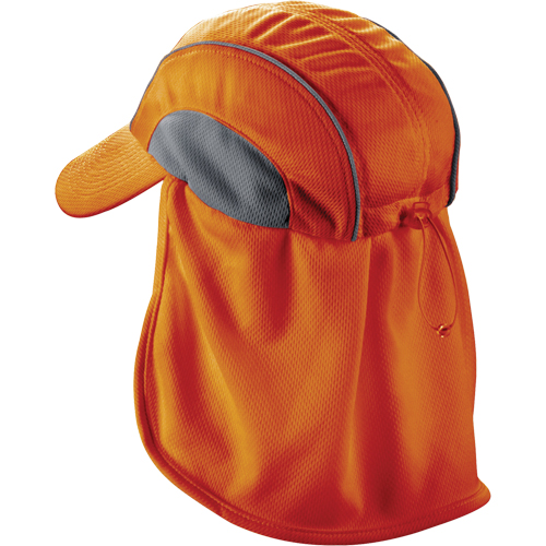 Chill-Its&reg; 6650 Cooling Hats with Neck Shades, Hi-Vis Orange Helyx Safety & Industrial Supplies