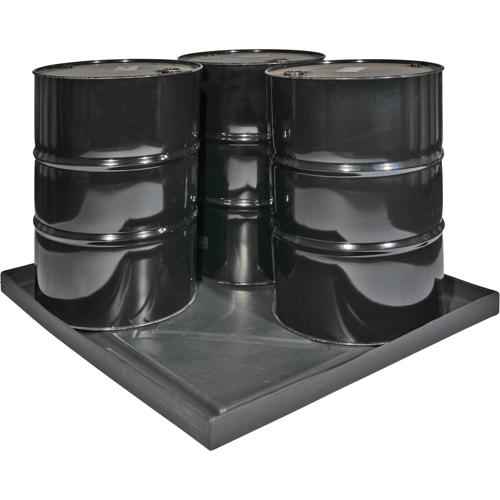 Econo Spill Shells, 51" L x 47" W x 5" H, 36 US gal. Spill Capacity Helyx Safety & Industrial Supplies
