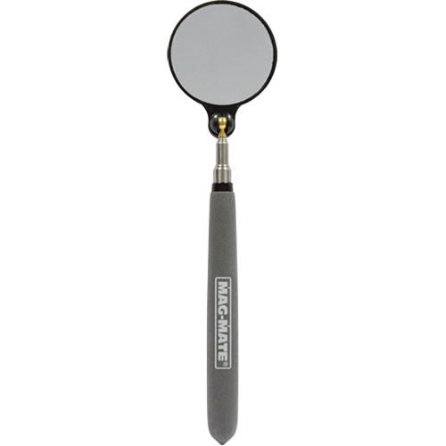 Inspection Mirror, Circular, 2-1/4" L x 2-1/4" W, Telescopic Helyx Safety & Industrial Supplies