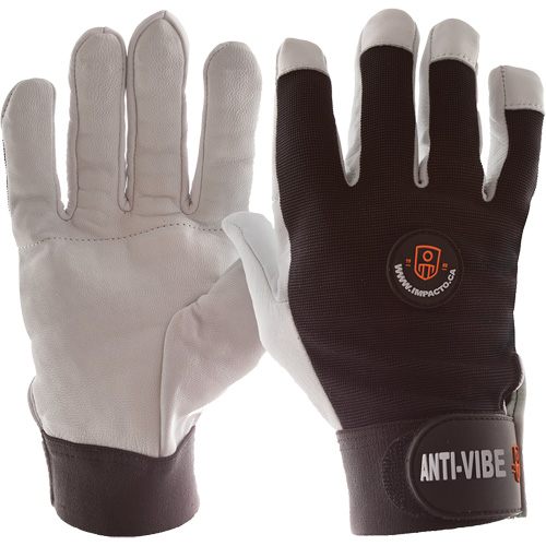 Anti-Vibration Air Glove&reg;, Size Medium, Pearl Leather Palm Helyx Safety & Industrial Supplies