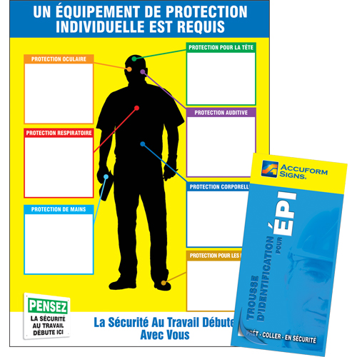 Tableau PPE-ID et livret d'&eacute;tiquettes Helyx Safety & Industrial Supplies