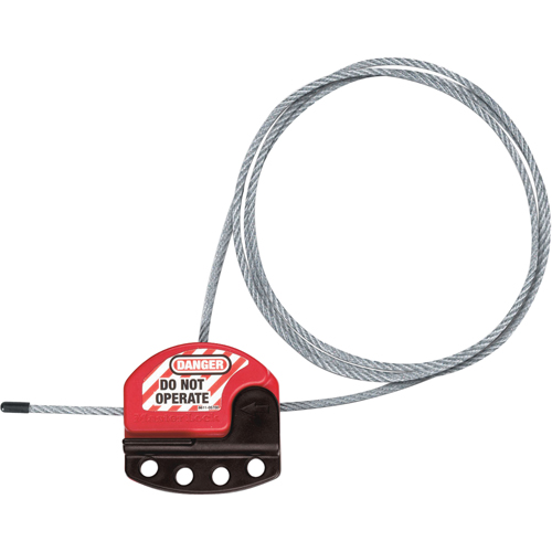 Adjustable Cable Lockouts, 6' Length Helyx Safety & Industrial Supplies