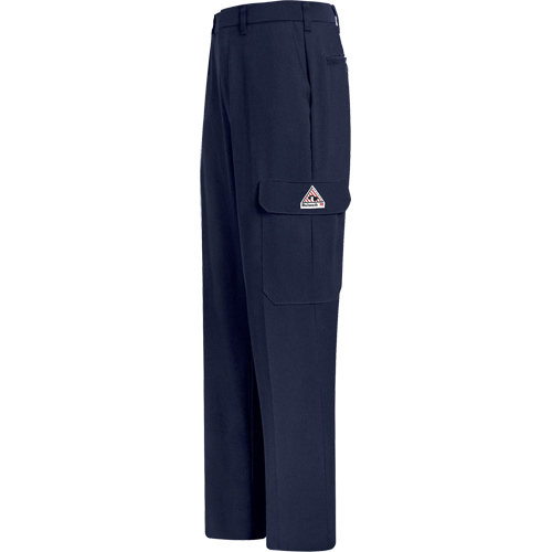 Flame-Resistant Cool Touch&reg; 2 Cargo Pants, 32, x 37, Navy Blue, 10.1 cal/cm² Helyx Safety & Industrial Supplies