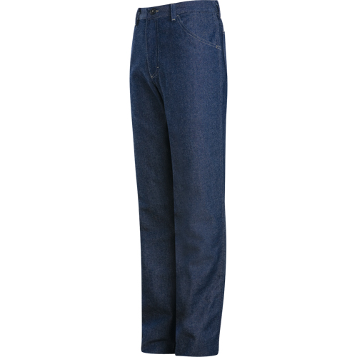 Flame-Resistant Relaxed Fit Denim Jeans, 32, x 37, Blue, 18 cal/cm² Helyx Safety & Industrial Supplies