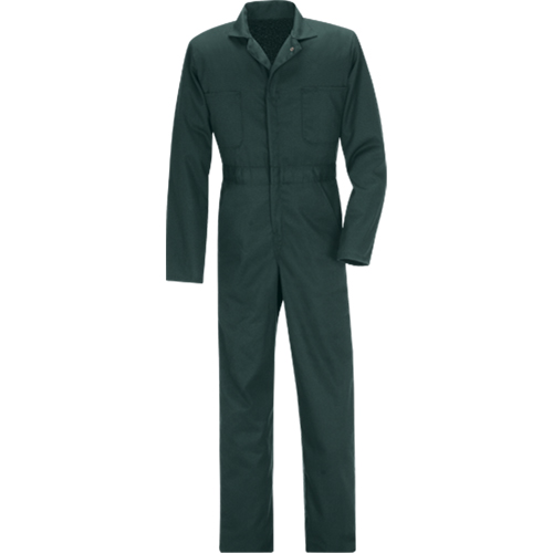 Coveralls, Men's, Green, Size 36 Helyx Safety & Industrial Supplies