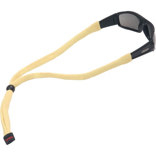 Cordons &agrave; lunettes de s&eacute;curit&eacute; en Kevlar naturel avec embouts standards Helyx Safety & Industrial Supplies