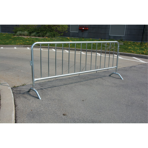 Barri&egrave;re portative, Emboîtables, 102" lo x 40" h, Argent Helyx Safety & Industrial Supplies