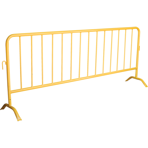 Barri&egrave;re portative, Emboîtables, 102" lo x 40" h, Jaune Helyx Safety & Industrial Supplies