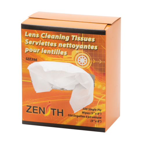 Lens Cleaning Tissues, 5" x 8", 300 /Pkg. Helyx Safety & Industrial Supplies