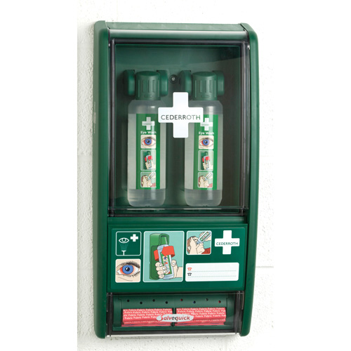 Cederroth Eye Wash/Salvequick&reg; First Aid Kit, Class 1 Medical Device, Station Helyx Safety & Industrial Supplies