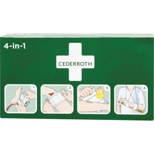 Coagulant 4-dans-1 cederroth, 9" lo x 5-1/2" la Helyx Safety & Industrial Supplies