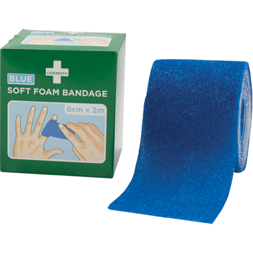 Soft Foam Bandages, Cut to Size L x 2-1/2" W, Class 1, Self-Adherent Helyx Safety & Industrial Supplies