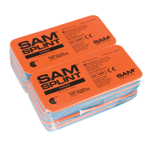 Sam&reg; Splints, Finger and Toe, Aluminum Foam Padded, 1-13/16", Class 1 Helyx Safety & Industrial Supplies