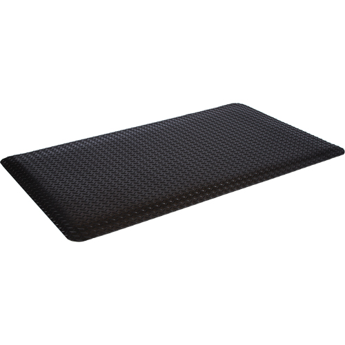 WD Deck Plate Mats, Diamond, 2' x 75' x 5/8", Black, Sponge Helyx Safety & Industrial Supplies