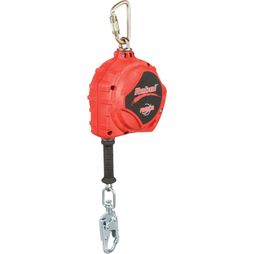 Cordage de s&eacute;curit&eacute; autor&eacute;tractable Rebel, 33', Acier galvanis&eacute;, Pivotant Helyx Safety & Industrial Supplies