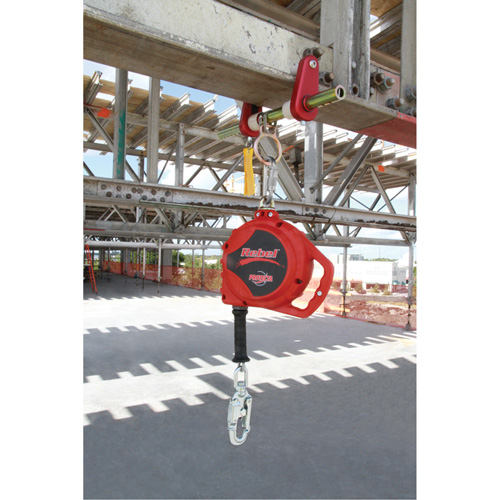 Cordage de s&eacute;curit&eacute; autor&eacute;tractable Rebel, 33', Acier galvanis&eacute;, Pivotant Helyx Safety & Industrial Supplies