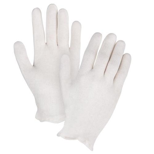 Mediumweight Inspection Gloves, Poly/Cotton, Hemmed Cuff, Ladies Helyx Safety & Industrial Supplies