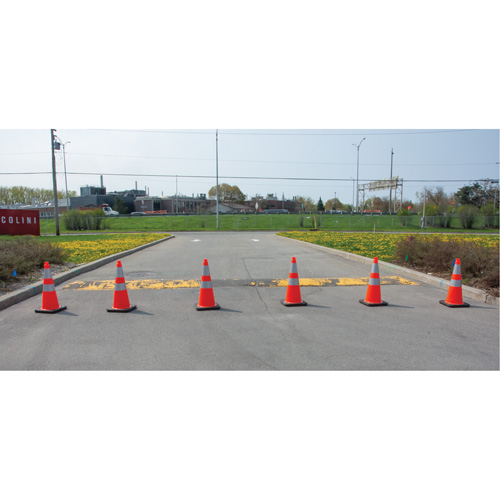 Traffic Cone, 28", Orange, 4" & 6" Reflective Collar(s) Helyx Safety & Industrial Supplies