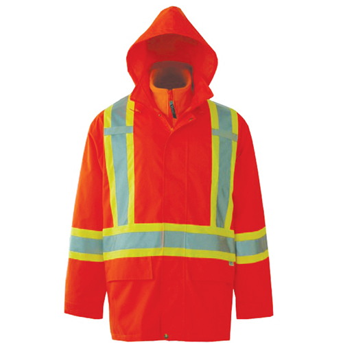 Journeyman 3-in-1 Safety Jackets, Polyester, High Visibility Orange, Small Helyx Safety & Industrial Supplies