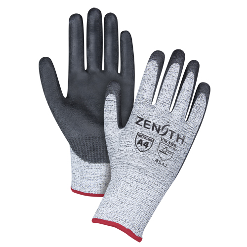 Seamless Stretch Cut-Resistant Gloves, Size Small/7, 13 Gauge, Polyurethane Coated, HPPE Shell, ANSI/ISEA 105 Level 4/EN 388 Level 5 Helyx Safety & Industrial Supplies