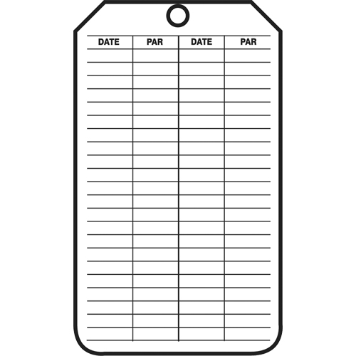 Inspection Tags, Plastic, 3-1/8" W x 5-7/8" H, French Helyx Safety & Industrial Supplies