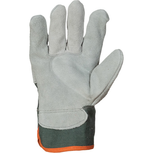 Gants d'ajusteur Endura, Grand, Paume en Cuir refendu, Doublure en Coton Helyx Safety & Industrial Supplies