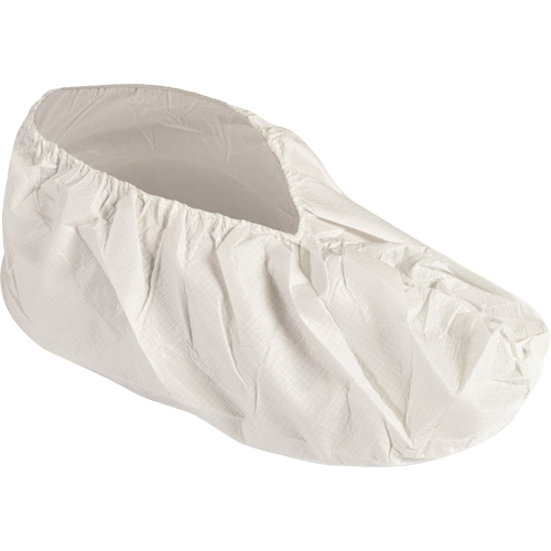Couvre-chaussures Kleenguard A40, T-Grand, Vinyle, Blanc Helyx Safety & Industrial Supplies
