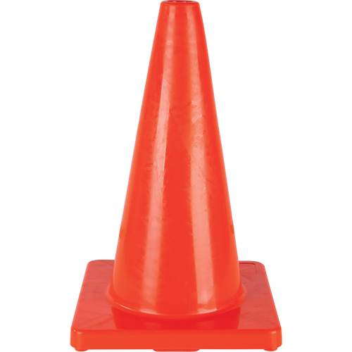Coloured Traffic Cone, 18", Orange Helyx Safety & Industrial Supplies