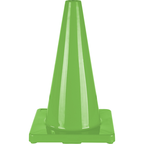 Coloured Traffic Cone, 18", Green Helyx Safety & Industrial Supplies