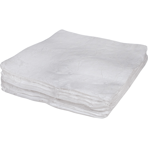 Premium Meltblown Sorbent Pads, Oil Only, 30" x 30", 50 gal. Absorbancy Helyx Safety & Industrial Supplies