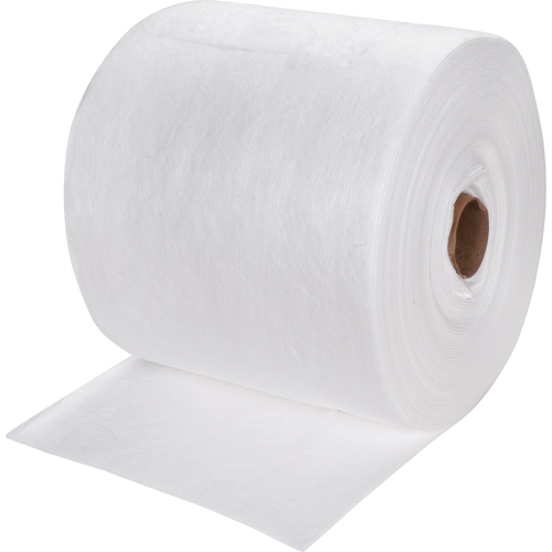 Premium Meltblown Sorbent Rolls, Heavyweight, 150' L x 15" W, 25 gal. Absorbancy Helyx Safety & Industrial Supplies