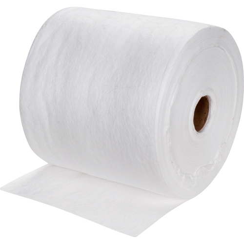 Rouleaux absorbants souffl&eacute;es de premi&egrave;re qualit&eacute;, Poids moyen, 150' lo x 15" la, Absorption 20 gal. Helyx Safety & Industrial Supplies