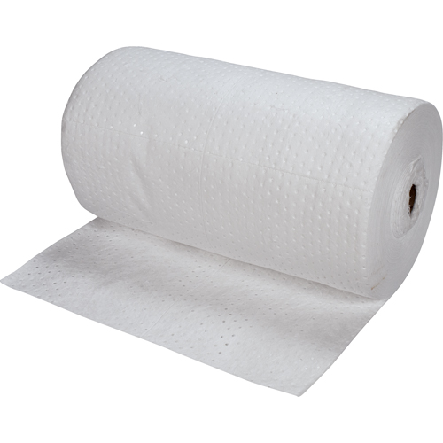 Rouleaux absorbants li&eacute;s de premi&egrave;re qualit&eacute;, Lourd, 150' lo x 30" la, Absorption 50 gal. Helyx Safety & Industrial Supplies