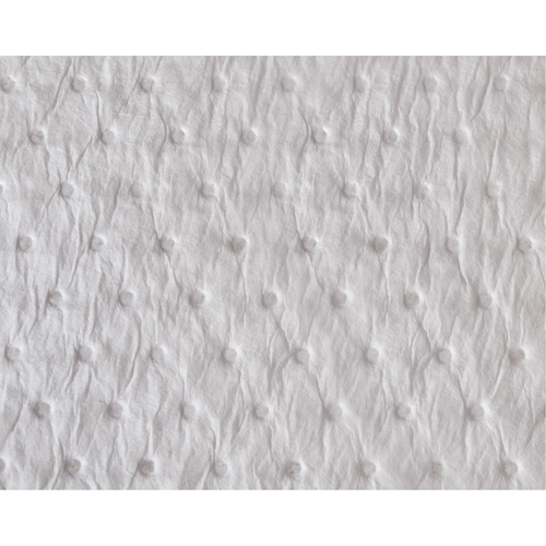 Feuilles absorbantes en fibres fines de premi&egrave;re qualit&eacute;, Huile seulement, 15" x 17", 25 gal. d'absorption Helyx Safety & Industrial Supplies
