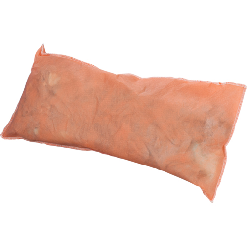 Tampon absorbant, Mati&egrave;res dangereuses, 18" lo x 8" la, 30 gal. absorption/pqt Helyx Safety & Industrial Supplies