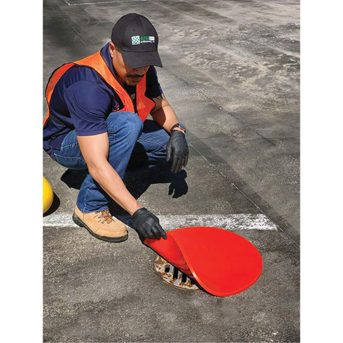 Tapis pour drain Ultra-Drain Seals, Circulaire, 20" dia. Helyx Safety & Industrial Supplies