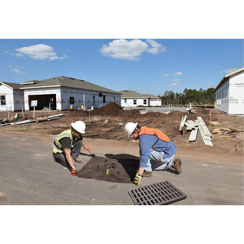 Plus Ultra-Drain Guard&reg; Catch Basin Insert, Oil & Sediment, 48" L x 36" W Helyx Safety & Industrial Supplies