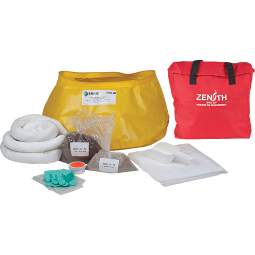 Premium Western Canada Spill Kit, Oil Only, Bag, 17 US gal. Absorbancy Helyx Safety & Industrial Supplies