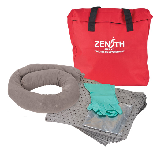 Premium Spill Kit, Universal, Bag, 5 US gal. Absorbancy Helyx Safety & Industrial Supplies